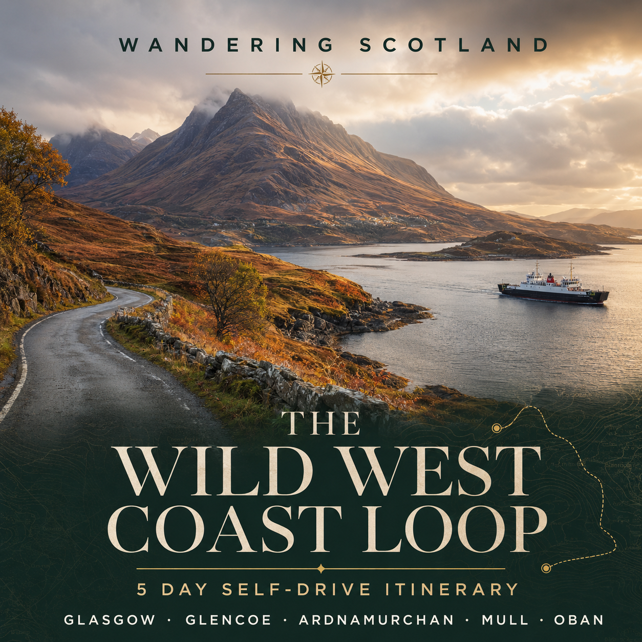 The Wild West Coast Loop: Five-Day Glasgow, Ardnamurchan & Mull Itinerary